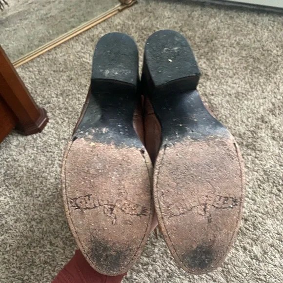 Freebird By Steven Ranger Distressed Fringe Leather Boots Brown size 7 - Picture 5 of 10